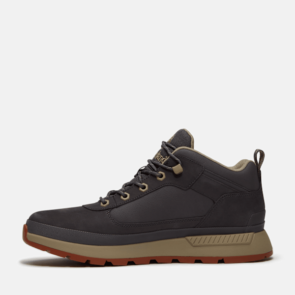 Timberland Field Trekker Sneaker Dark Grey Nubuck/Medium Brown Men'S