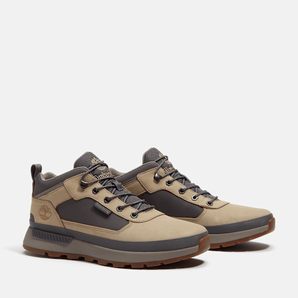Timberland Field Trekker Sneaker Light Beige Nubuck Men'S
