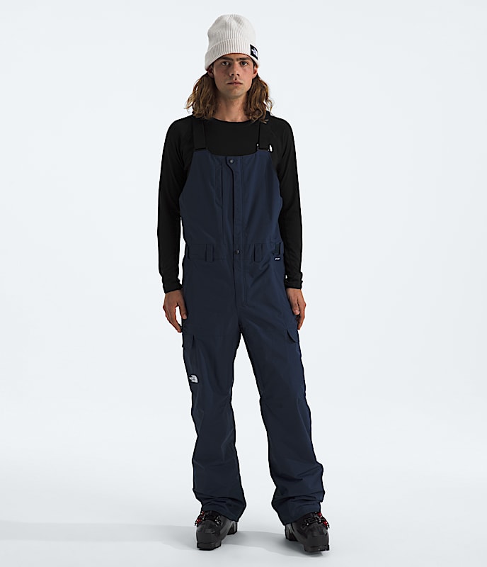 The North Face Men Freedom Bibs Dusk Blue Asphalt Grey Bark Mist TNF Black Summit Navy Sumac