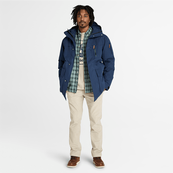 Timberland Front Seasonal Stack Logo Graphic T-Shirt Taupe Men'S