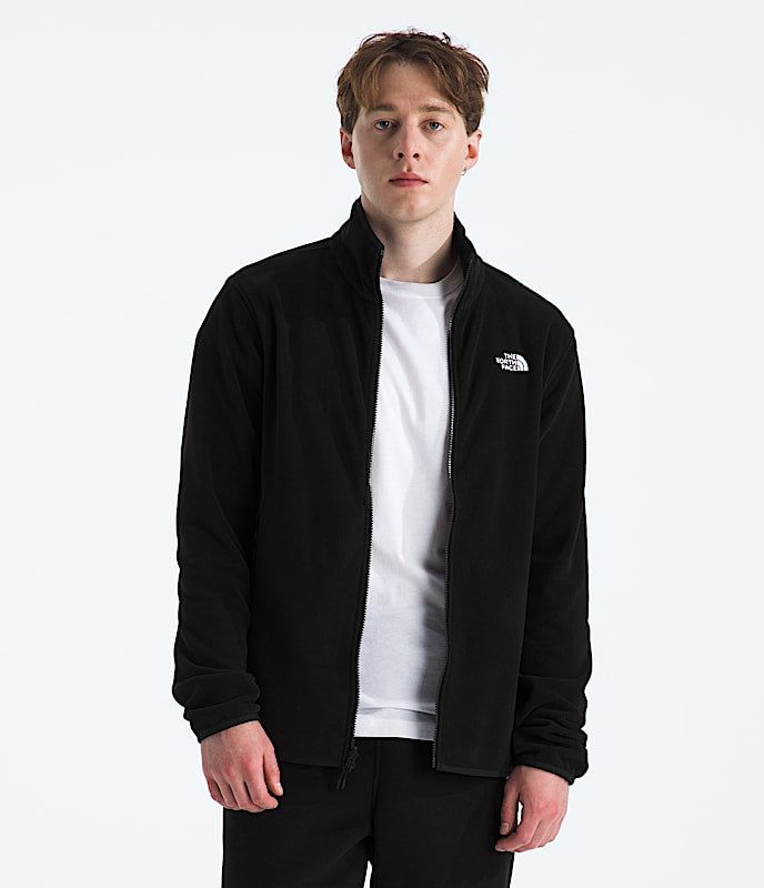 The North Face Men Glacier Fleece Jacket Mushroom Grey Summit Navy Dusk Blue TNF Mid Grey Heather Sumac TNF Black