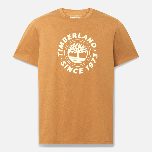 Timberland Graphic Short-Sleeve T-Shirt Wheat Men'S
