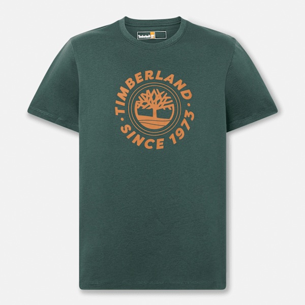 Timberland Graphic Short-Sleeve T-Shirt Dark Forest Green Men'S