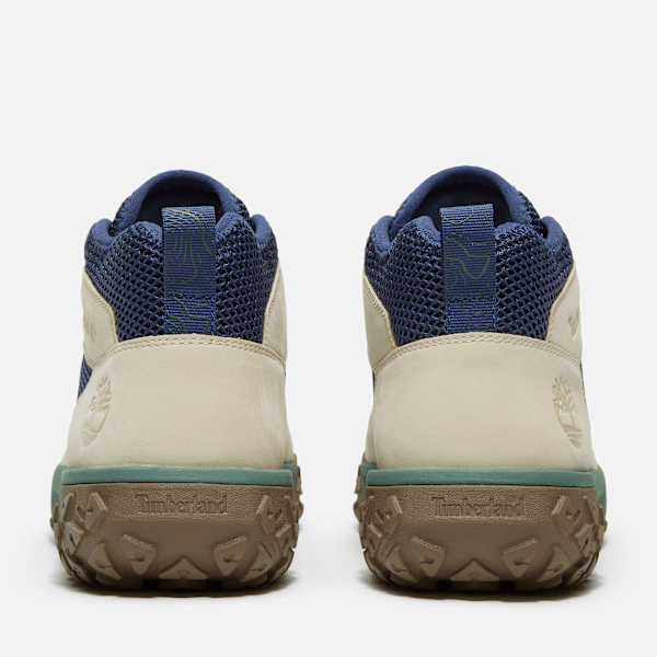 Timberland Greenstride Motion 6 Mid Perforated Sneaker Navy Nubuck/Light Beige Men'S