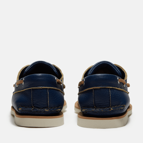 Timberland Lake House Classic 2-Eye Boat Shoe Dark Blue Full-Grain Men'S