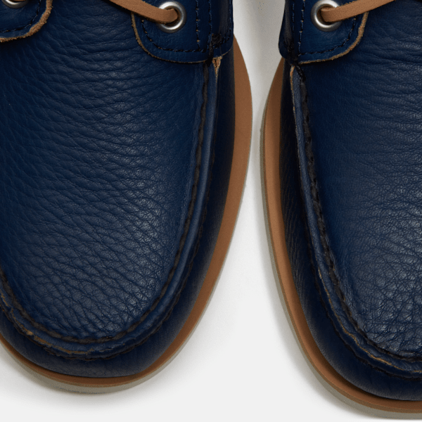 Timberland Lake House Classic 2-Eye Boat Shoe Dark Blue Full-Grain Men'S
