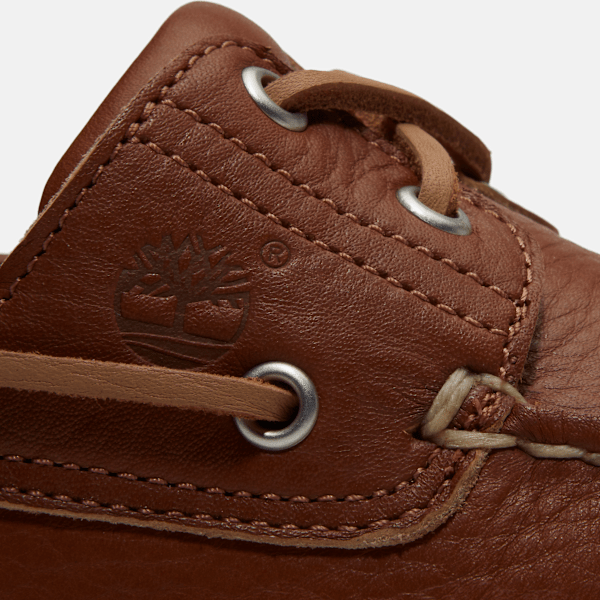 Timberland Lake House Classic 2-Eye Boat Shoe Rust Full-Grain Men'S