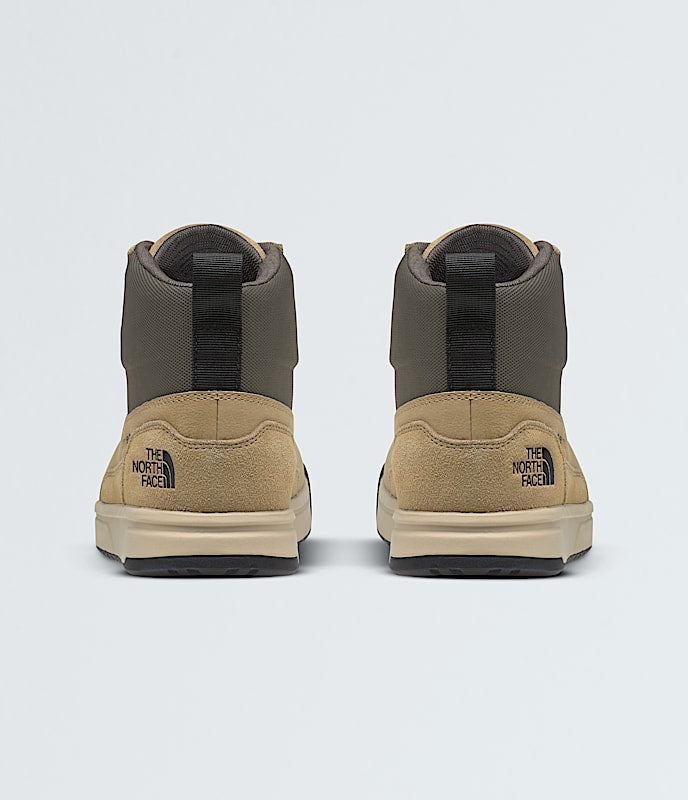 The North Face Mens Larimer Mid Waterproof Boots Khaki Stone