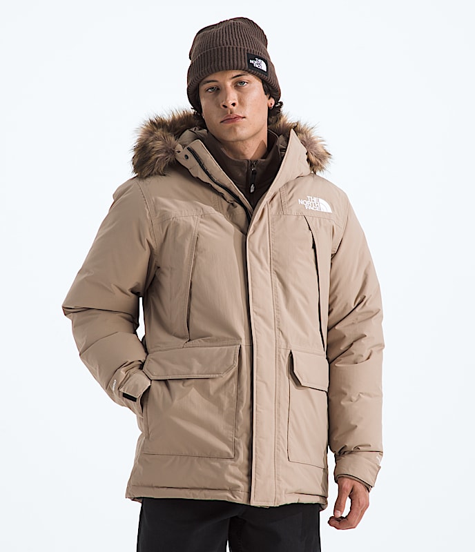 The North Face Men McMurdo Parka Woodland Green Smokey Brown Smoked Pearl/Smoked Pearl TNF Black/TNF Black Mushroom Grey