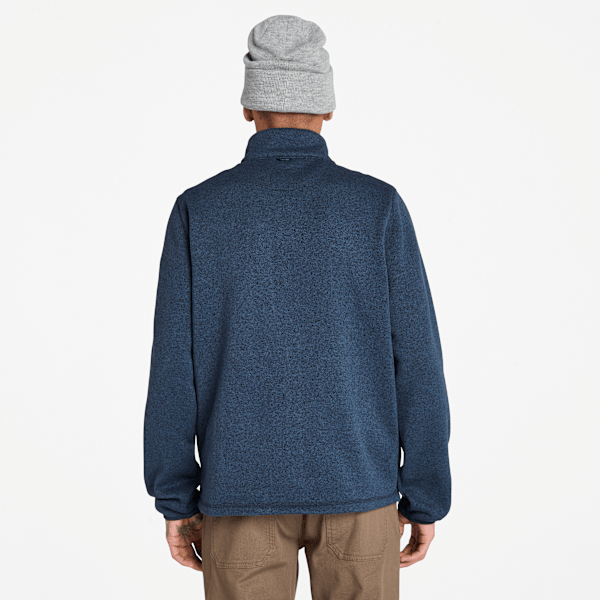 Timberland Melange Fleece Jacket Dark Sapphire Heather Men'S
