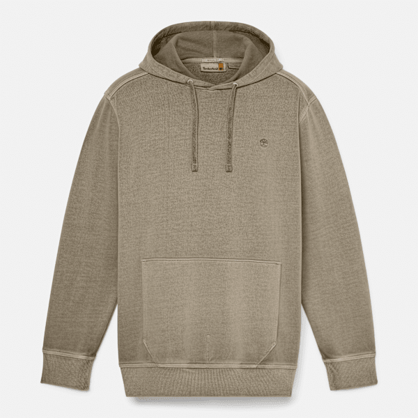 Timberland Merrymack River Garment Dye Hoodie Leaf Green Men'S