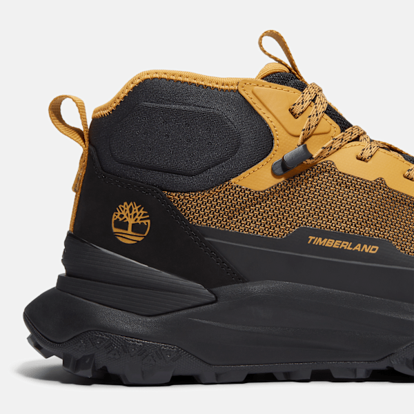 Timberland Motion Access Mid Sneaker Wheat Mesh Men'S