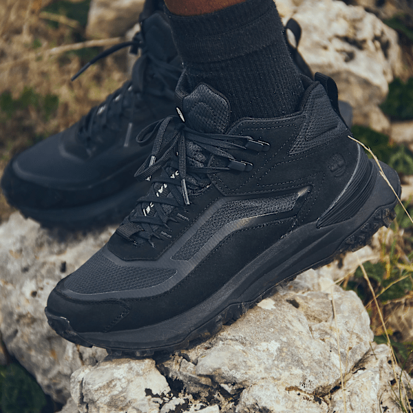 Timberland Motion Access Mid Waterproof Sneaker Black Ripstop Men'S