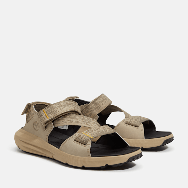 Timberland Motion Dune Backstrap Sandal Light Brown Webbing Men'S
