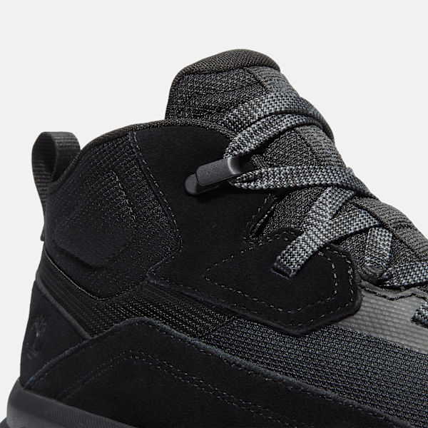 Timberland Motion Ledge Mid Sneaker Black Suede Men'S