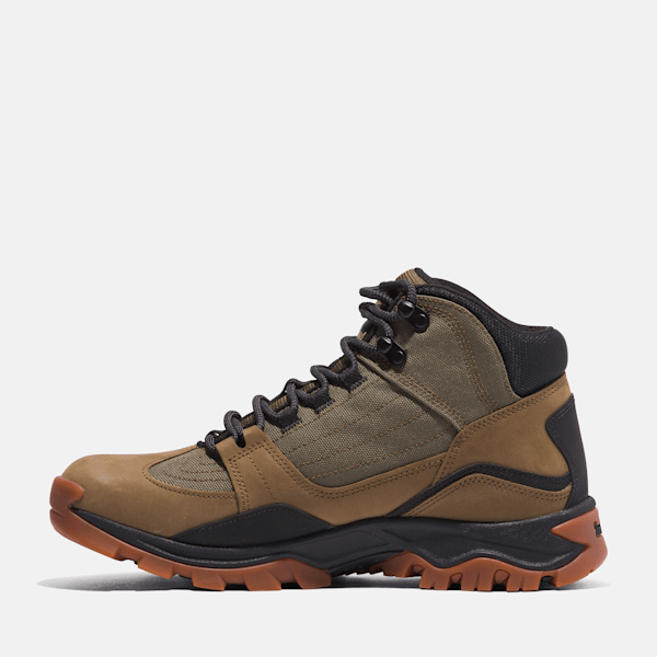 Timberland Mt Maddsen Mid Hiking Boot Olive Nubuck Men'S