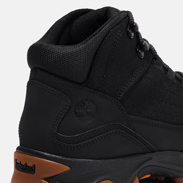 Timberland Mt Maddsen Mid Hiking Boot Black Full-Grain Men'S