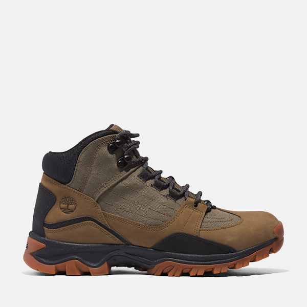 Timberland Mt Maddsen Mid Hiking Boot Olive Nubuck Men'S