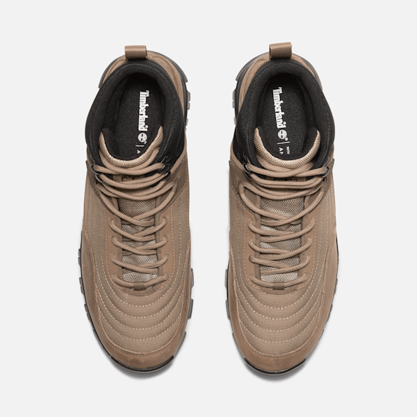 Timberland Mt Maddsen Mid Lace-Up Waterproof Hiking Boot Medium Beige Mesh Men'S