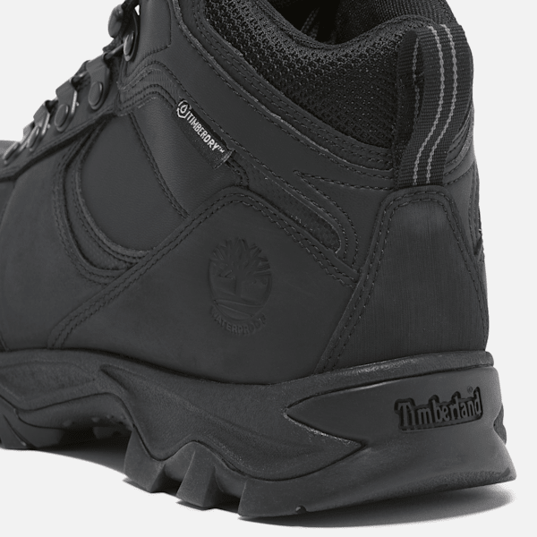 Timberland Mt Maddsen Mid Waterproof Hiking Boot Black Men'S