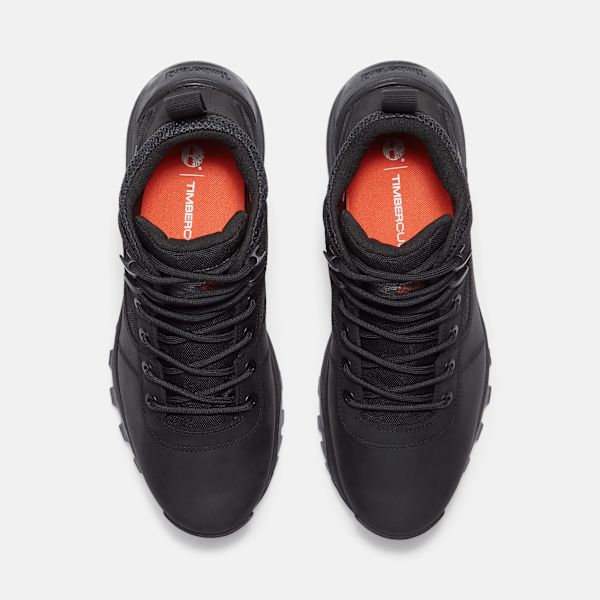 Timberland Mt Maddsen Peak Mid Waterproof Hiking Boot Black Full-Grain Men'S