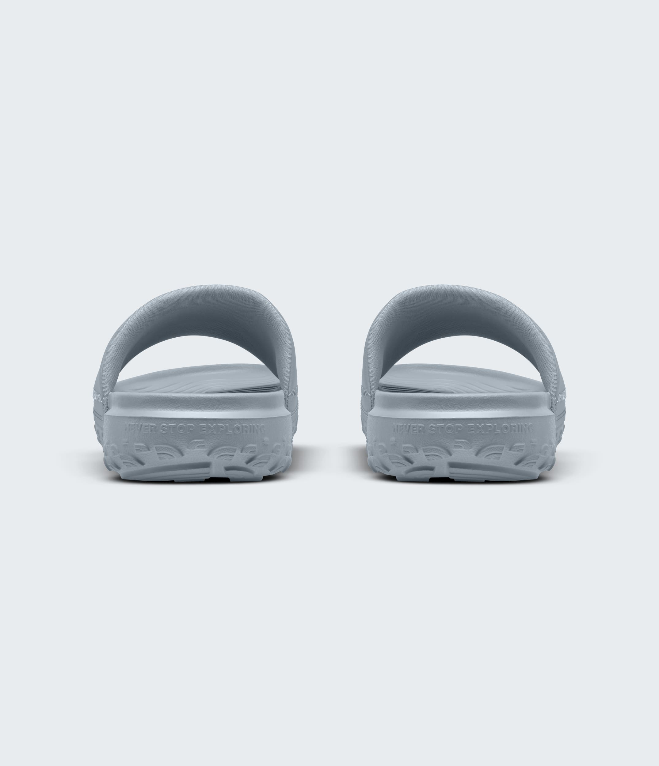 The North Face Mens Never Stop Cush Slides Frost Grey-Frost Grey Frost Grey-Frost Grey
