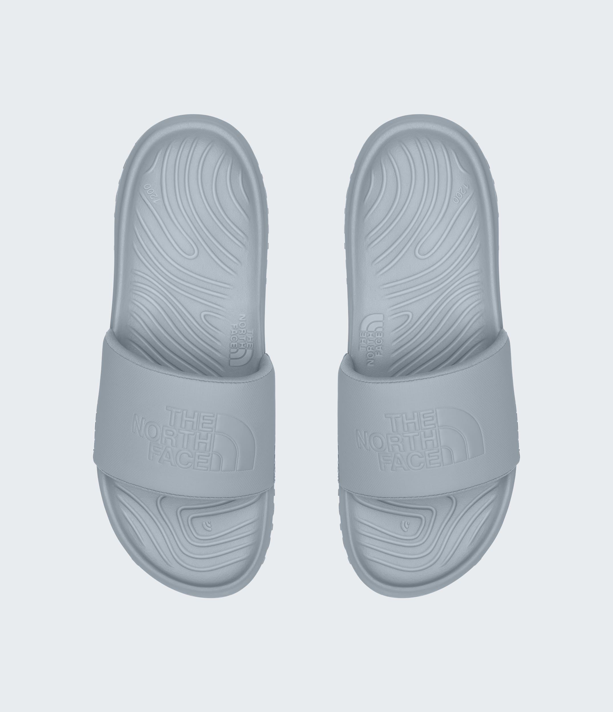 The North Face Mens Never Stop Cush Slides Frost Grey-Frost Grey Frost Grey-Frost Grey