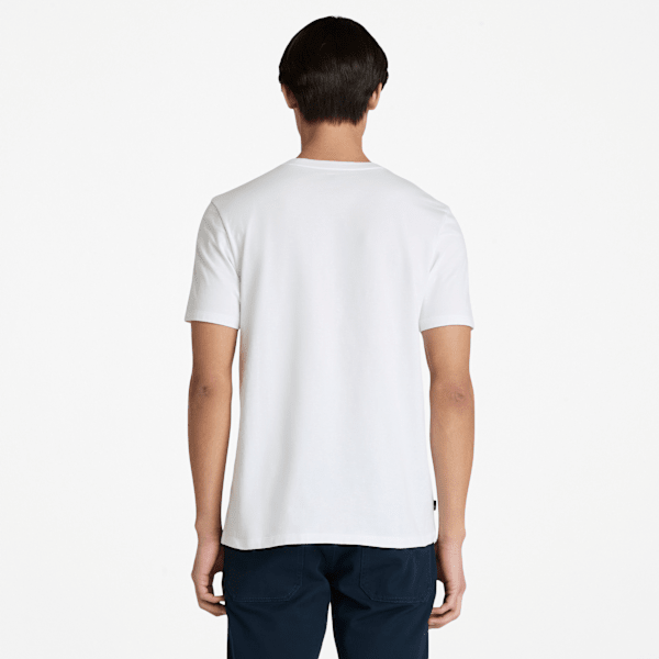 Timberland Northwood Logo Short-Sleeve T-Shirt White Men'S