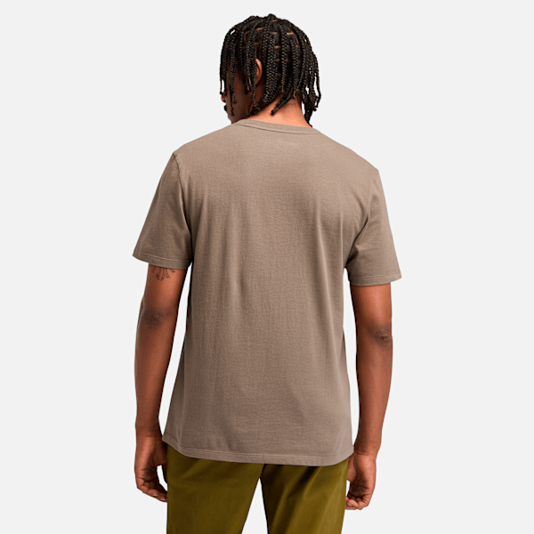 Timberland Oyster River Short-Sleeve T-Shirt Medium Brown Men'S