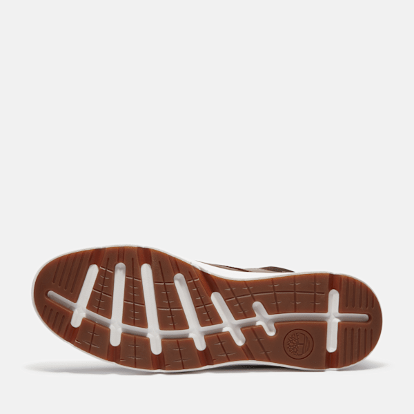 Timberland Mens Parker Street High-Top Sneaker Rust Full-Grain