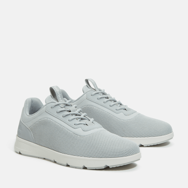 Timberland Parker Street Low Lace-Up Sneaker Light Grey Knit Men'S