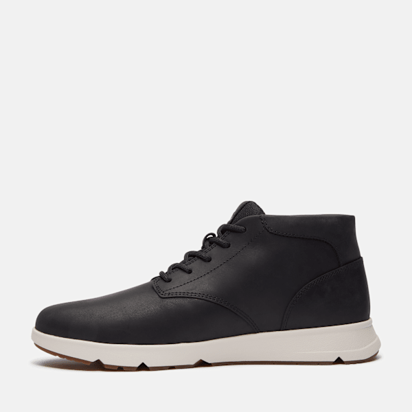 Timberland Parker Street Low Sneaker Black Full-Grain Men'S