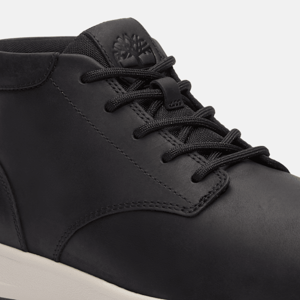 Timberland Parker Street Low Sneaker Black Full-Grain Men'S