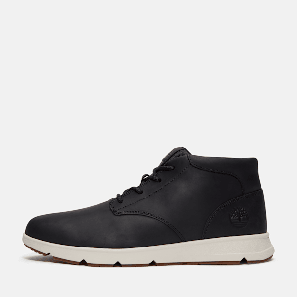 Timberland Parker Street Low Sneaker Black Full-Grain Men'S