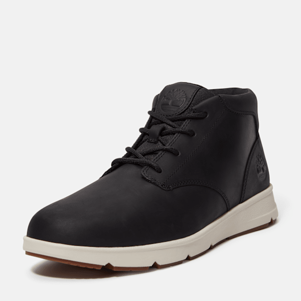 Timberland Parker Street Low Sneaker Black Full-Grain Men'S