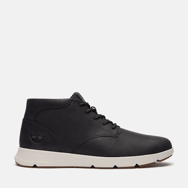 Timberland Parker Street Low Sneaker Black Full-Grain Men'S