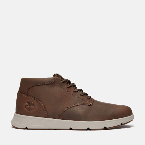 Timberland Parker Street Low Sneaker Dark Brown Full-Grain Men'S
