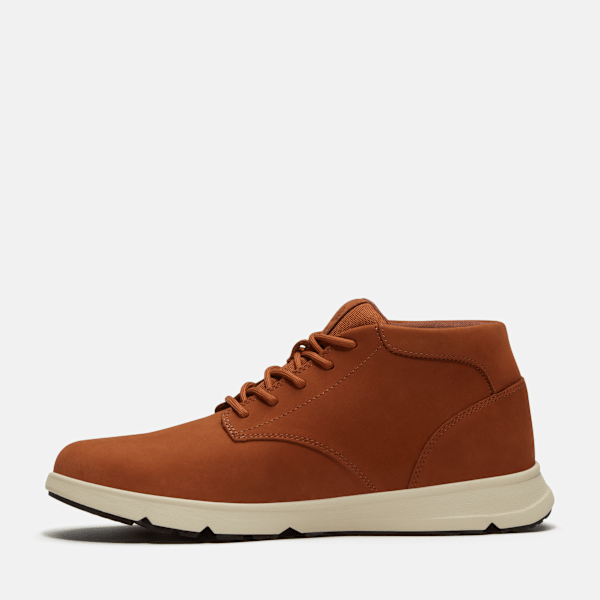 Timberland Parker Street Low Sneaker Rust Nubuck Men'S