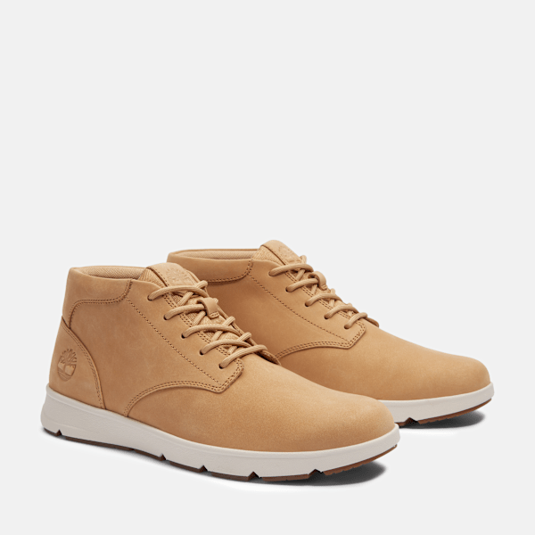 Timberland Parker Street Sneaker Medium Beige Nubuck Men'S