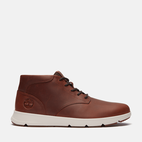 Timberland Parker Street Sneaker Rust Full-Grain Men'S