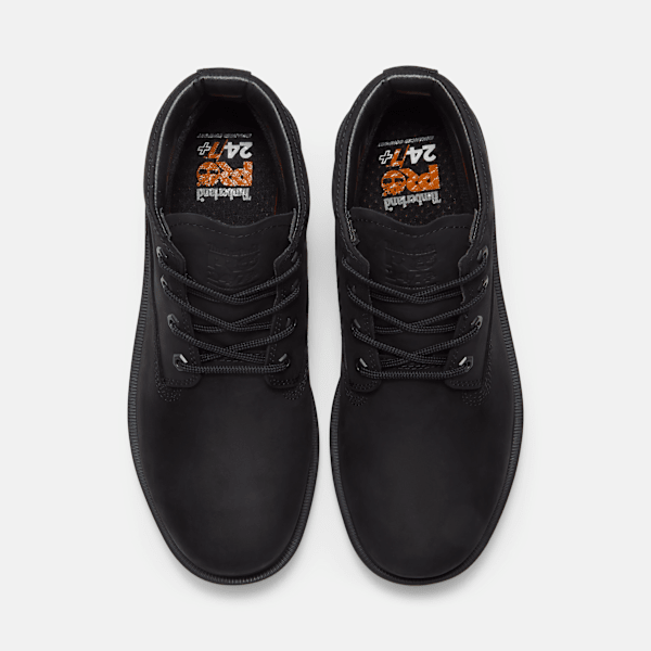 Timberland Power Shift Slip-Resistant Chukka Boot Black Full-Grain Men'S