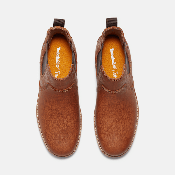 Timberland Redwood Edge Chelsea Boot Brown Full-Grain Men'S