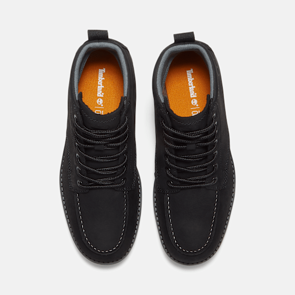 Timberland Redwood Edge Mid Boot Black Nubuck Men'S
