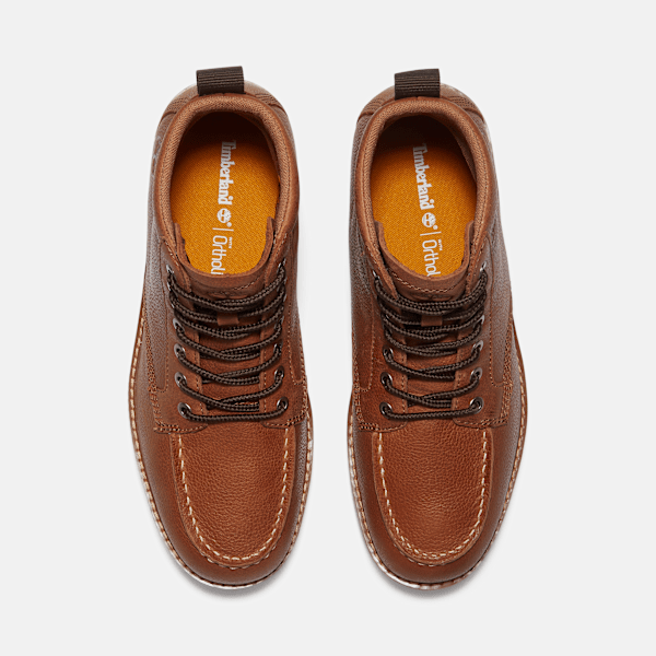 Timberland Redwood Edge Mid Lace-Up Boot Medium Brown Full-Grain Men'S