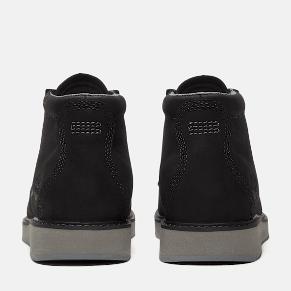 Timberland Redwood Edge Moc Toe Chukka Boot Black Nubuck Men'S