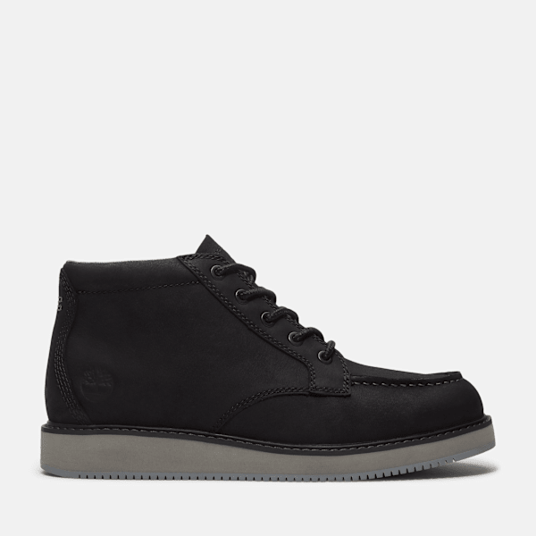 Timberland Redwood Edge Moc Toe Chukka Boot Black Nubuck Men'S
