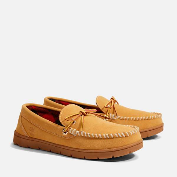 Timberland Stony Ledge Flannel-Lined Moc Slipper Wheat Men'S