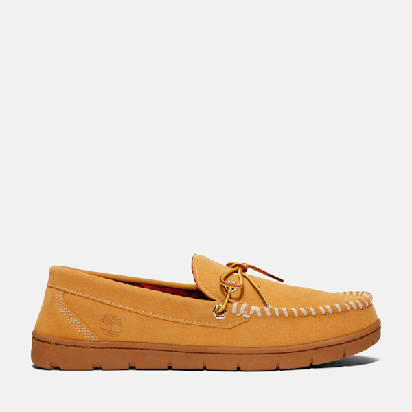 Timberland Stony Ledge Flannel-Lined Moc Slipper Wheat Men'S