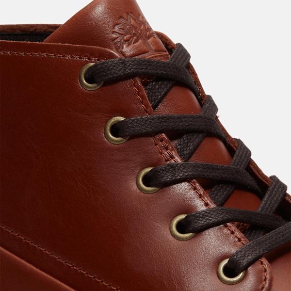 Timberland Stormbucks Waterproof Chukka Boot Rust Full-Grain Men'S