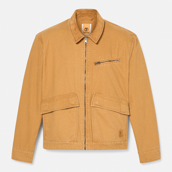 Timberland Strafford Washed Canvas Jacket Wheat Men'S